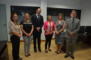 Visita da Asmac no Gabinete Itinerante do Fórum Criminal